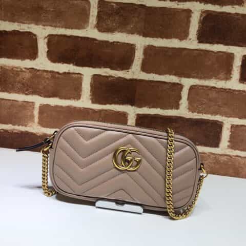 GUCCI古驰GG Marmont迷你单肩斜挎包598596