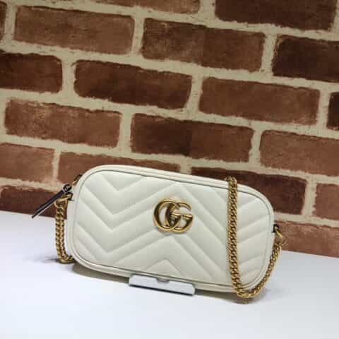 GUCCI古驰GG Marmont迷你单肩斜挎包598596