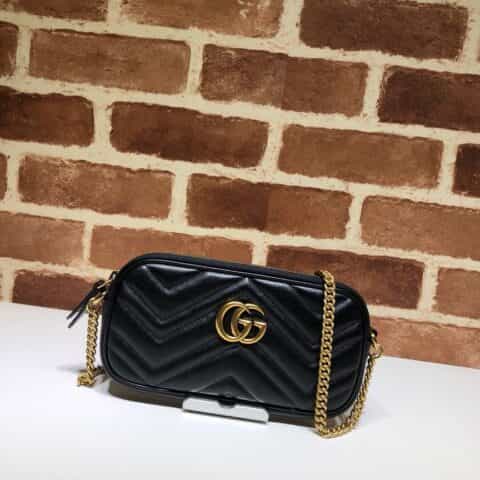 GUCCI古驰GG Marmont迷你单肩斜挎包598596