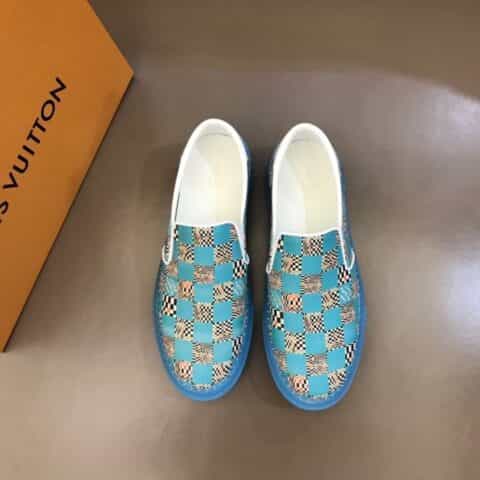 LV/路易威登 Monogram 压纹粒面小牛皮Ollie 男士运动便鞋