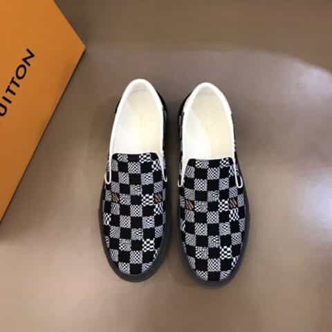 LV/路易威登 Monogram 压纹粒面小牛皮Ollie 男士运动便鞋