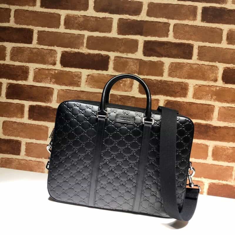 GUCCI古驰双G压印公文包450944