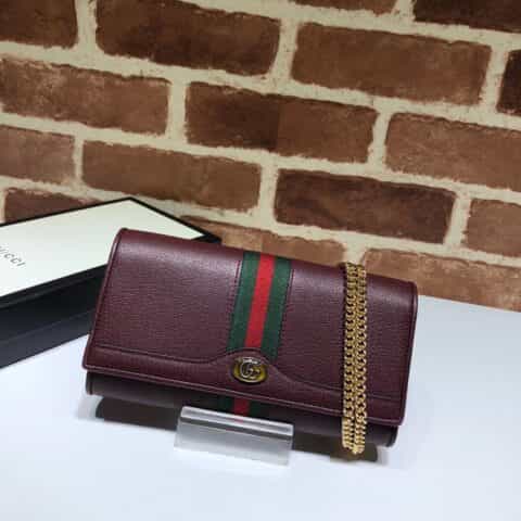 GUCCI古驰GG皮革单肩斜挎小包546592