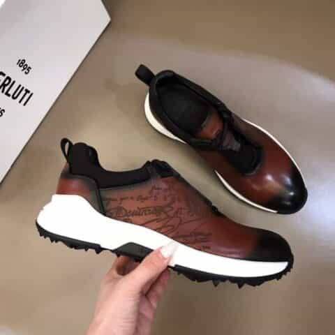 Berluti伯鲁提 意大利进口皮胚高端精品男士运动鞋