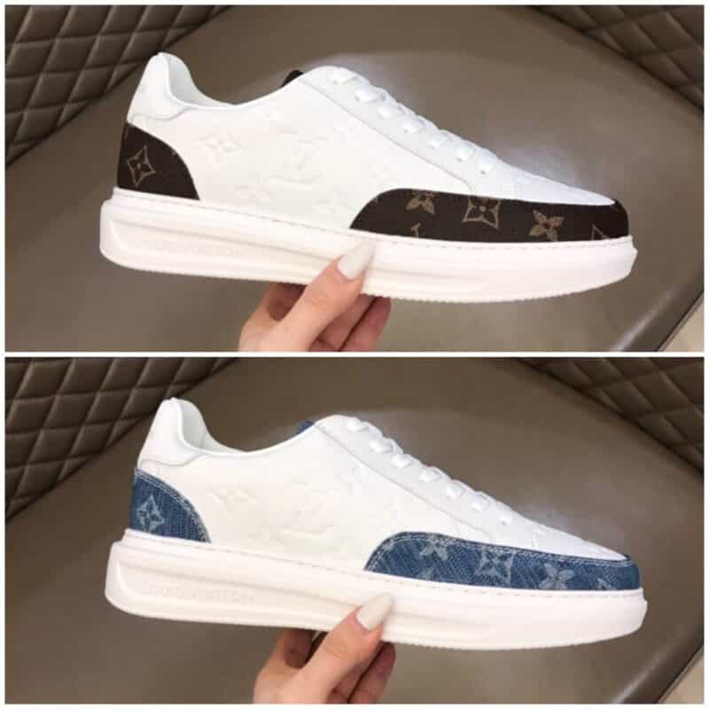 LV/路易威登 白色头层牛皮新品男士高端休闲运动鞋