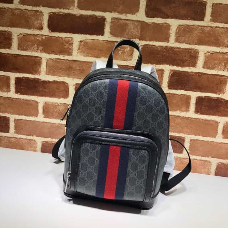 GUCCI古驰双G高级人造帆布双肩背包598102