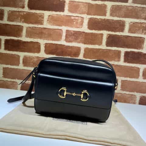 GUCCI古驰马衔扣1955系列小号肩背包645454