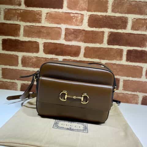 GUCCI古驰马衔扣1955系列小号肩背包645454