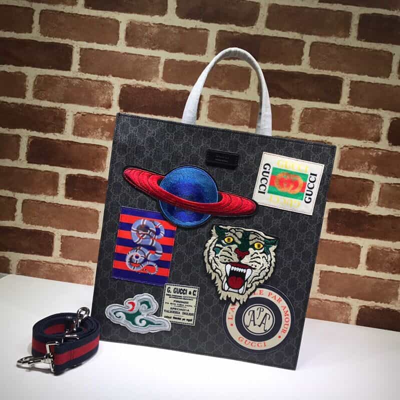 GUCCI古驰柔软高级人造帆布托特包495559