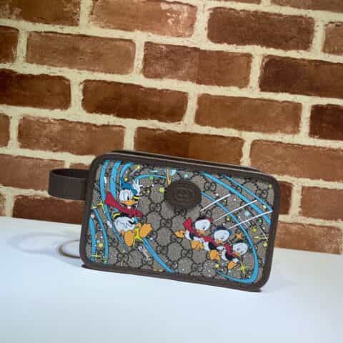 GUCCI古驰Disney x Gucci唐老鸭印花手拿包647929
