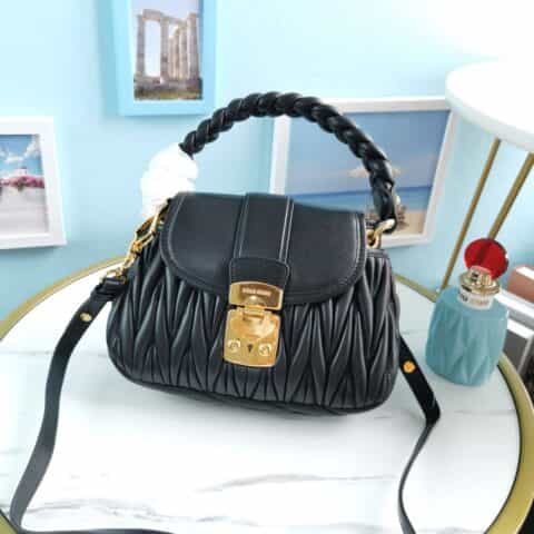 MIUMIU缪缪顶级进口小羊皮新款手袋5BH188