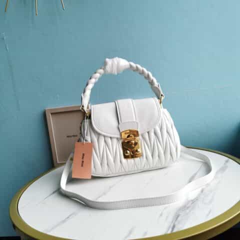 MIUMIU缪缪顶级进口小羊皮新款手袋5BH188