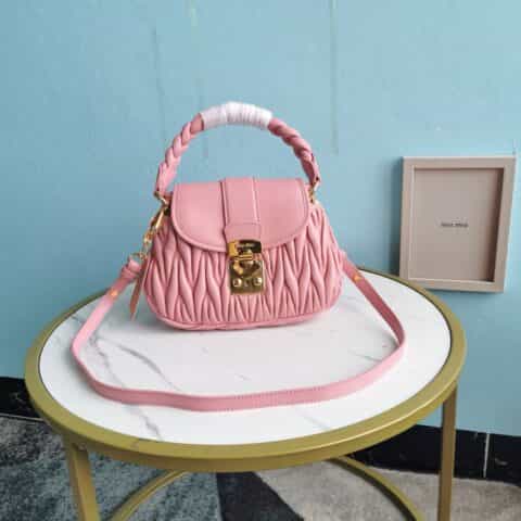 MIUMIU缪缪顶级进口小羊皮新款手袋5BH188
