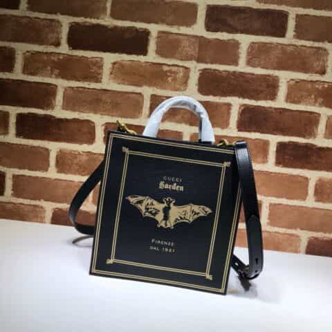 GUCCI古驰蝙蝠图案装饰手提斜挎托特包513909