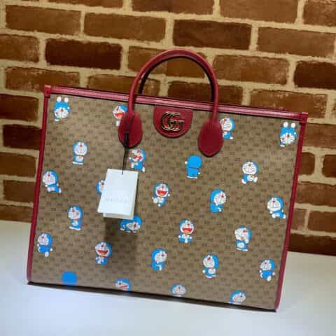 GUCCI古驰哆啦A梦系列手提托特包653952