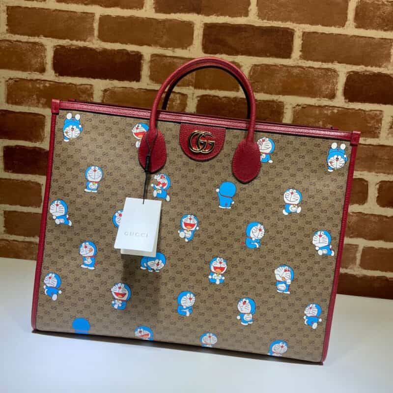 GUCCI古驰哆啦A梦系列手提托特包653952