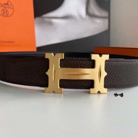 Hermès 爱马仕—Fareest皮带扣&双面皮腰带38厘米