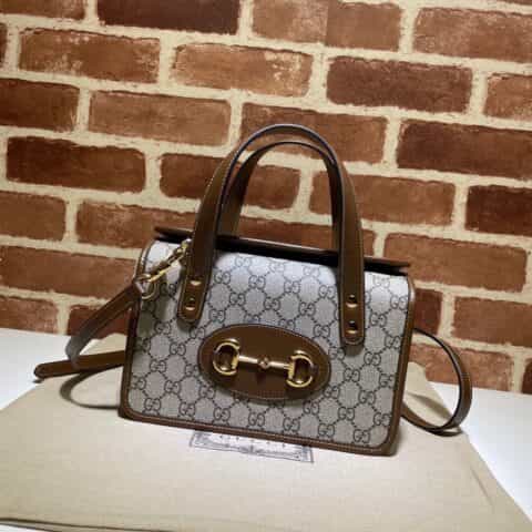 GUCCI古驰马衔扣1955系列迷你手提包645453