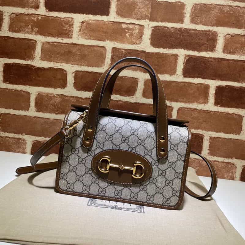 GUCCI古驰马衔扣1955系列迷你手提包645453