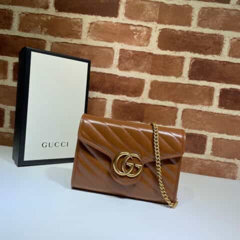 GUCCI古驰GG Marmont系列单肩斜挎包474575