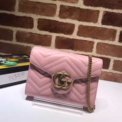 GUCCI古驰GG Marmont系列单肩斜挎包474575