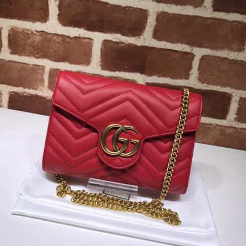 GUCCI古驰GG Marmont系列单肩斜挎包474575