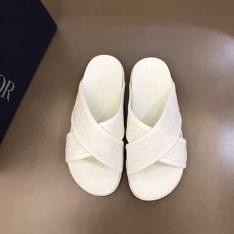 GUCCI古驰 头层小牛皮材质G家新品男士拖鞋