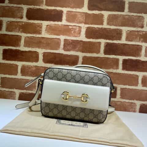 GUCCI古驰马衔扣1955系列小号肩背包645454