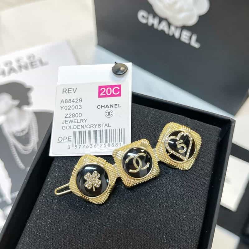 2021新款CHANEL香奈儿双c发夹发卡