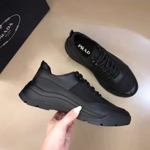 PRADA/普拉达 2021新款系带尼龙布鞋面休闲运动鞋