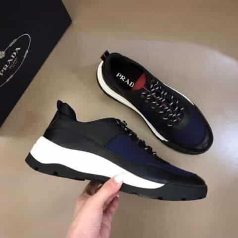 PRADA/普拉达 2021新款系带尼龙布鞋面休闲运动鞋