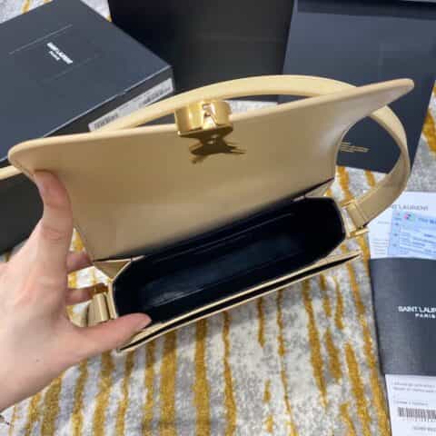 Saint laurent Ysl Solferino Box bag 634306杏色