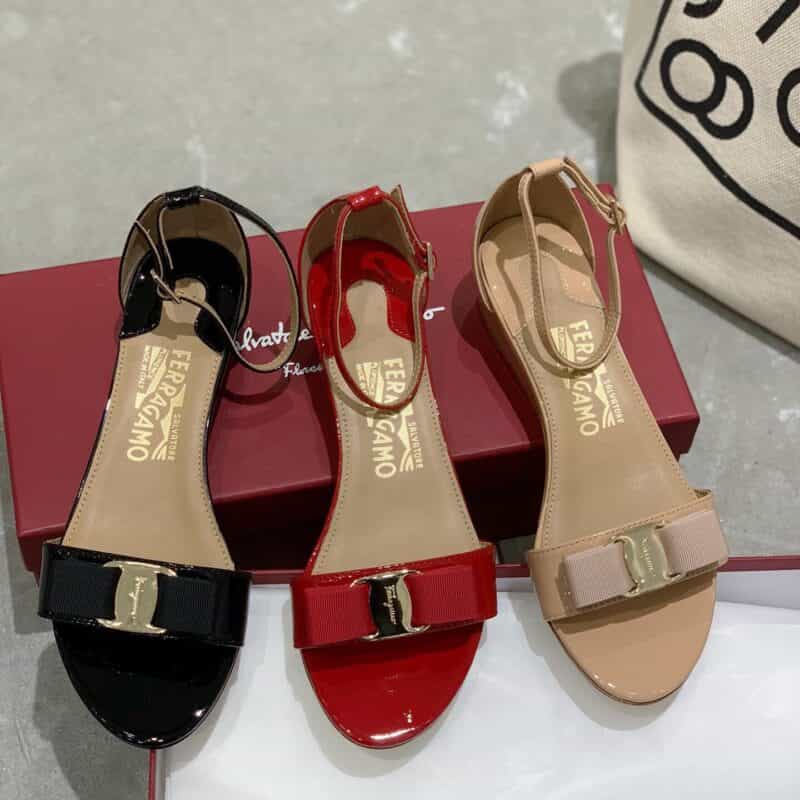 SF salvatore Ferragamo 菲拉格慕经典小坡跟凉鞋 4.5cm