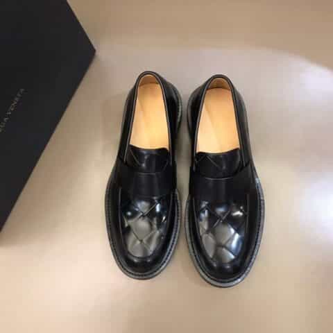BV葆蝶家 B 家2020新品男士圆头德比鞋