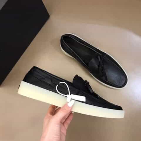 Zegna 杰尼亚原单精品最新款FEAR OF GOD 麂皮乐福鞋