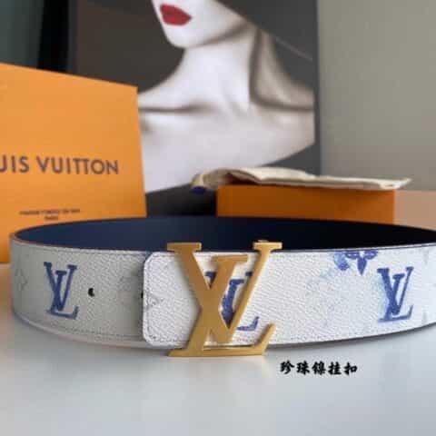 LV/路易威登 Monogran图案于帆布SHAPE 40毫米双面腰带