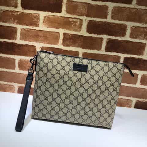 GUCCI古驰高级人造帆布手拿包523293