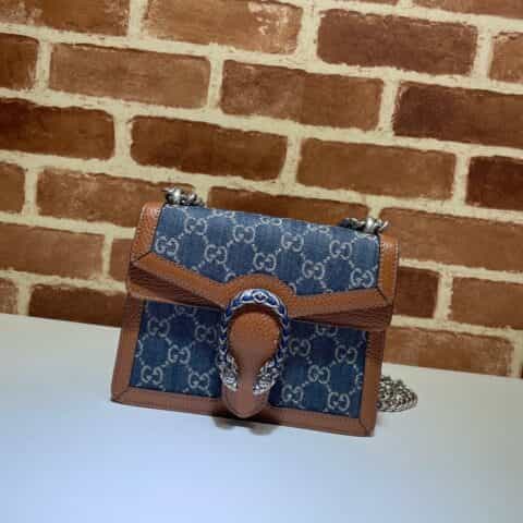 GUCCI古驰GG Denim系列Dionysus系列迷你手袋421970