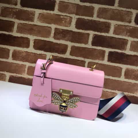 GUCCI古驰小号玛格丽特小蜜蜂单肩斜挎女包476542
