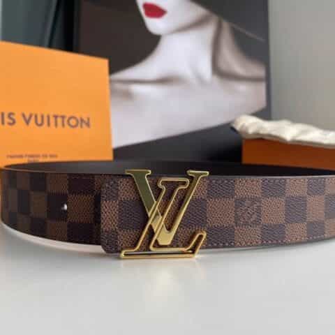 LV/路易威登  Monogram  Eclipse帆布小牛皮SHAPE40毫米双面腰带