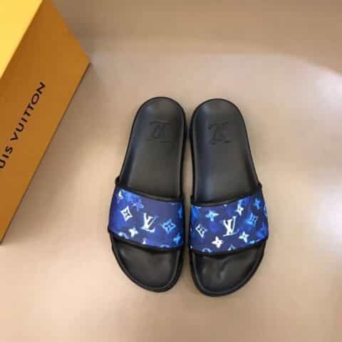 LV/路易威登 进口原版印花高端男士拖鞋