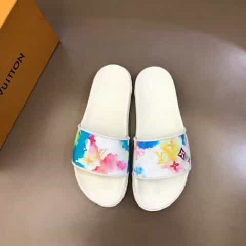 LV/路易威登 进口原版印花高端男士拖鞋