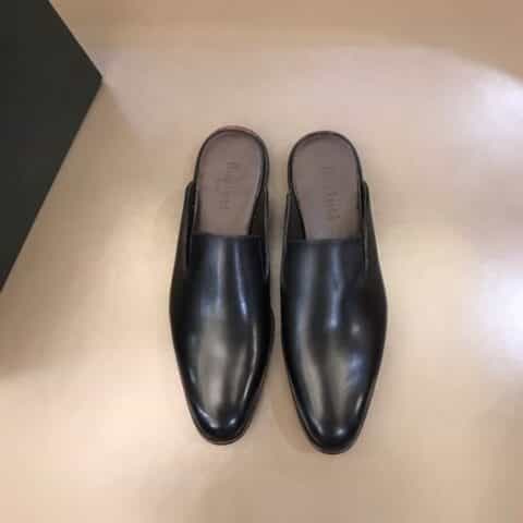 Berluti伯鲁提 进口头层牛皮高端男士半拖