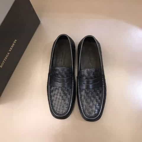 BV葆蝶家 进口头层牛皮鞋面男士正装真皮大底皮鞋