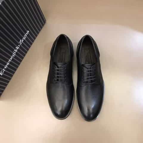 杰尼亚 进口西班牙鹿皮制作高端男士商务休闲皮鞋