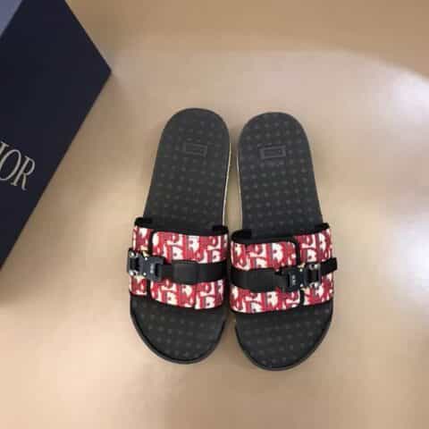 DIOR迪奥 D~家传统精湛工艺高端男士拖鞋人字拖