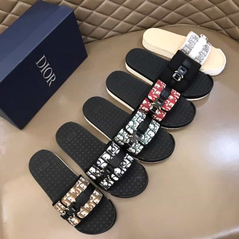 DIOR迪奥 D~家传统精湛工艺高端男士拖鞋人字拖