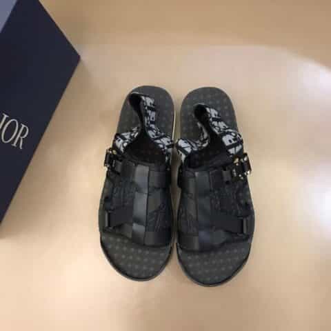 DIOR迪奥 D~家传统精湛工艺高端男士凉拖鞋