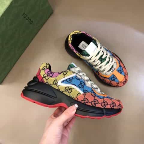 Gucci古驰 原单顶级版德国设备最新5D G家经典情侣老爹鞋
