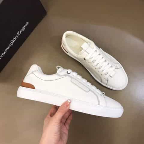 Zegna/杰尼亚 原版小牛皮革鞋面新款男士休闲鞋